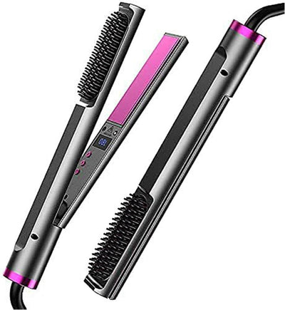 Spazzola Lisciante 3 In 1 Per Fare Capelli Lisci E Mossi Piastra In Ceramica Ptc