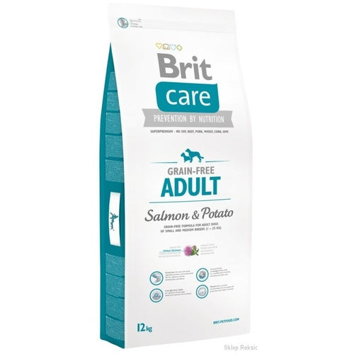 Brit Care crocchette Grain-free Adult salmone e patate 12+2 kg