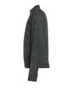 U08 - Giacca Uomo Verde Petrolio in vera pelle Camoscio