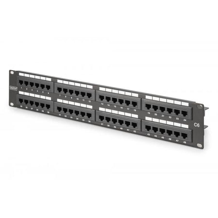 PATCH PANEL 48 PORTE NON SCHERMATO UTP CAT.6 8 POLI RACK 19 2 UNIT?