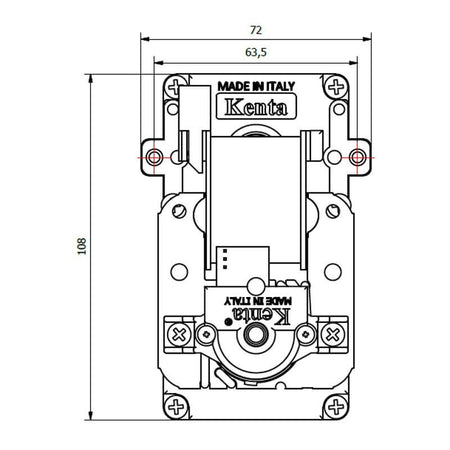 Motoriduttore Kenta K9115003 stufe a pellet 14702061