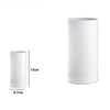 Bicchiere Porta Spazzolini Dentifricio Cilindrico Bianco Bagno Accessori 69896