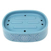 Porta Sapone Saponetta Accessorio Per Arredo Bagno Celeste Con Maioliche 87028