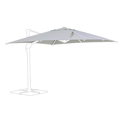 Telo ombrellone Ines in poliestere 250gr/m2 con camino antivento