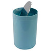 Pattumiera Cestino Secchio Rifiuti Celeste Arredo Bagno Coperchio Basculante 79891