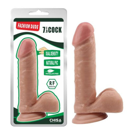 Dildo per Strap-On Fashion Dude 19,5 cm Flesh Straight