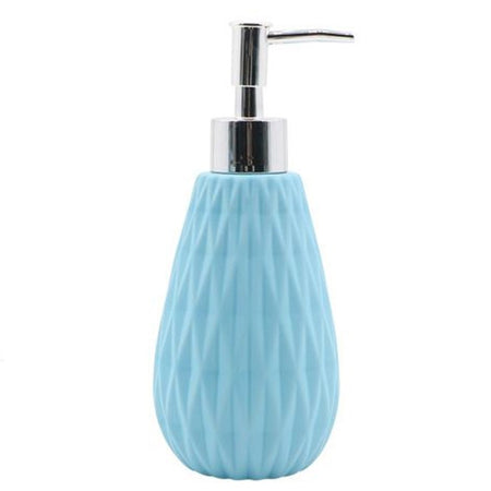 Dispenser Per Sapone Liquido Azzurro Lavorato Accessori Per Arredo Bagno 79942