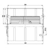 Ventilatore centrifugo D4E133-DT46-L4 per stufa a pellet 14706063