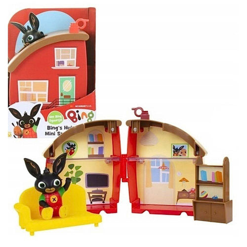 Playset Casetta Di Bing Personaggio Coniglietto Nero Gioco Per Bambini Anni 3+