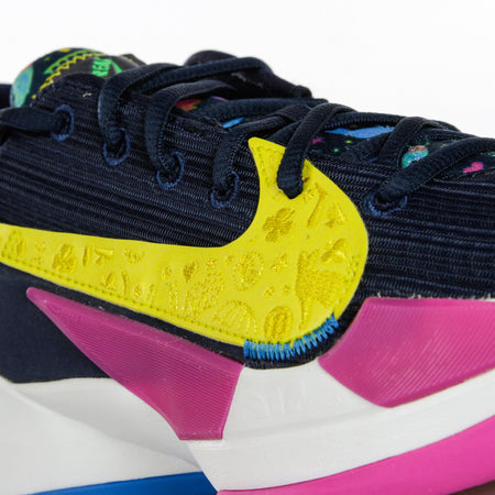 NIKE NBA Scarpa Bassa Uomo Zoom Freak 2 Midnight Navy/poison Green/fire Pink da uomo