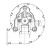 Ventilatore centrifugo RLA108/4200A82-3030LH per stufa a pellet 14706073