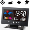 Stazione Meteo Igrometro Orologio Sveglia Da Tavolo Display Lcd Color Senza Fili