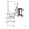 Ventilatore centrifugo RLA108/4200A82-3030LH per stufa a pellet 14706073