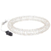 Corona di Natale luminosa luce classic 1140 microled con struttura bianca decorazione natalizia