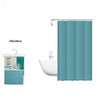 Tenda Doccia Antimuffa Impermeabile 240 X 200cm Ganci Anelli Bagno Celeste 79717