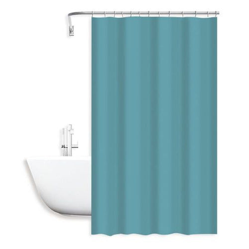 Tenda Doccia Antimuffa Impermeabile 240 X 200cm Ganci Anelli Bagno Celeste 79717