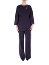 Emporio Armani Pantaloni Blu da donna