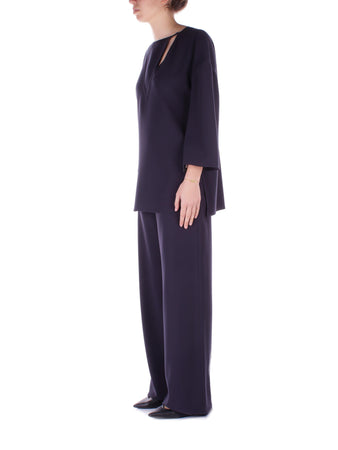 Emporio Armani Pantaloni Blu da donna