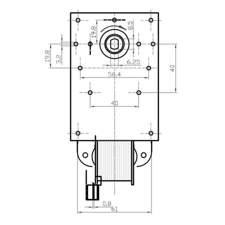 Motoriduttore Kenta K9177160 stufe a pellet 14702071