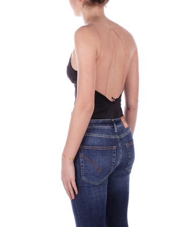 Elisabetta Franchi Top Nero da donna
