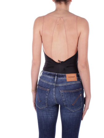 Elisabetta Franchi Top Nero da donna