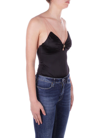 Elisabetta Franchi Top Nero da donna