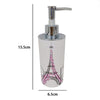 Dispenser Porta Sapone Liquido Scritta Paris Accessorio Arredo Per Bagno 87039