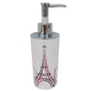 Dispenser Porta Sapone Liquido Scritta Paris Accessorio Arredo Per Bagno 87039