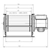 Ventola tangenziale FERGAS 4M0206 stufe a pellet 14706033