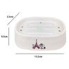 Piattino Per Sapone Porta Saponetta Decorato Scritta Paris Accessori Bagno 87042