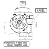 Ventola tangenziale FERGAS 4M0206 stufe a pellet 14706033