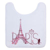 Tappeto Tappetino Girowater Arredo Da Bagno Bianco Decorata Scritta Paris 87047