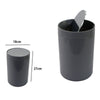 Pattumiera Cestino Secchio Rifiuti Grigio Arredo Bagno Coperchio Basculante 79897