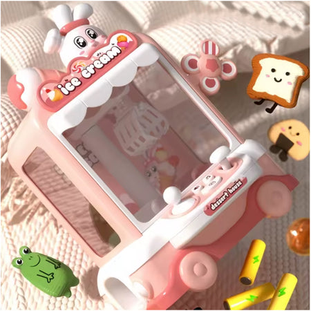 Distributore Giocattoli Rosa Grabber Gancio per Bambini Giocattolo con Peluche