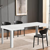 Tavolo da Pranzo Allungabile 120-200 cm Cucina Soggiorno Moderno 4/6 posti Bianco Frassinato