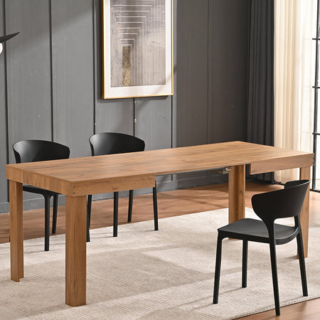 Tavolo da Pranzo Allungabile 120-200 cm Cucina Soggiorno Moderno 4/6 posti Quercia