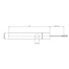 Kit resistenza accensione HT81220 con tubo convogliatore stufe a pellet 14701094