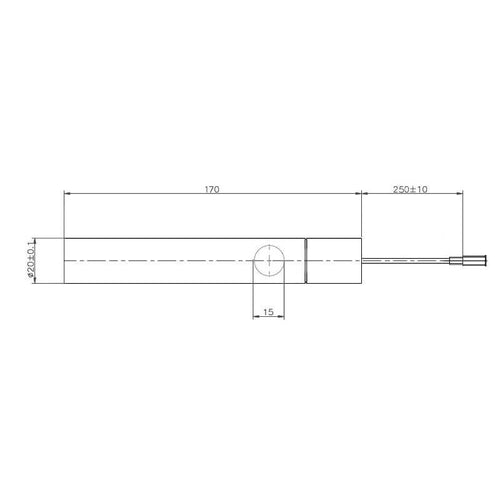 Kit resistenza accensione HT81220 con tubo convogliatore stufe a pellet 14701094