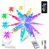 Stella Luminosa Natale Soffitto 50cm LED RGB Usb con App e Musica Sincronizzata
