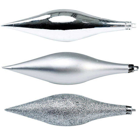 Addobbi Natalizi Albero 102 Pezzi Palline Silver Stelle Calze Pigne Decorazioni Natale