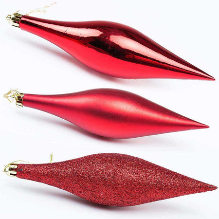 Addobbi Natalizi Albero 102 Pezzi Palline Rosse Stelle Calze Pigne Decorazioni Natale