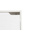 Scarpiera 4Ante Doppia Profondità Salvaspazio Bianco Frassinato 63x24 H150cm Mdf