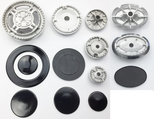 BRUCIATORI + SPARTIFIAMMA ARISTON HOTPOINT 7 FUOCHI OVALE DOUBLE FACE B 0239 242