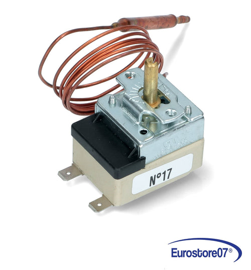 TERMOSTATO PROFESSIONALE 30°-110°C CAEM LP 1658 Capillare in rame: 980mm.