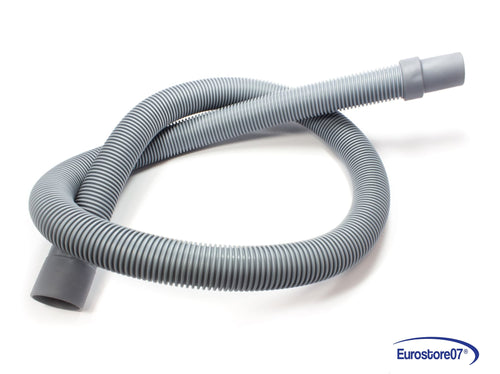 TUBO SCARICO LAVATRICE 150cm CORRUGATO Ø32x38mm D/D GIUNTO Ø31x41mm