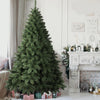 Albero di Natale 210 cm Pino Verde Molto Folto 850 Rami Base in Ferro pieghevole