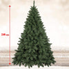 Albero di Natale 240 cm Pino Verde Molto Folto 1464 Rami Base in Ferro pieghevole