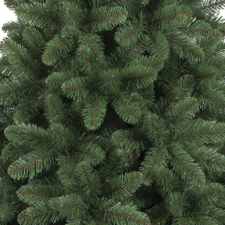 Albero di Natale 210 cm Pino Verde Molto Folto 850 Rami Base in Ferro pieghevole