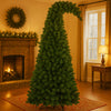 Albero di Natale Verde Punta Ricurva 180cm Artificiale 800 Punte Pvc Ignifugo