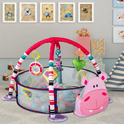 Palestrina Box Neonato a forma di Maialino con Palline Recinto Giochi Bambino